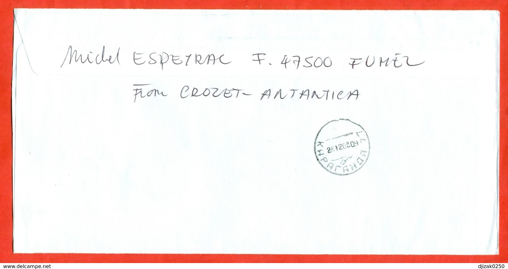 TAAF 2003.  Fauna. Envelopes Past The Mail. Block En Envelope. - Covers & Documents