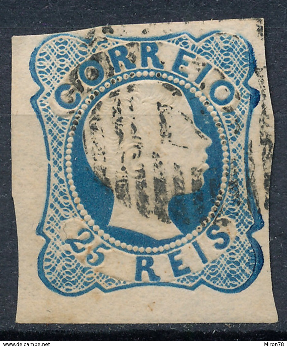 Stamp Portugal 1855-56 25r Used Lot#10 - Oblitérés