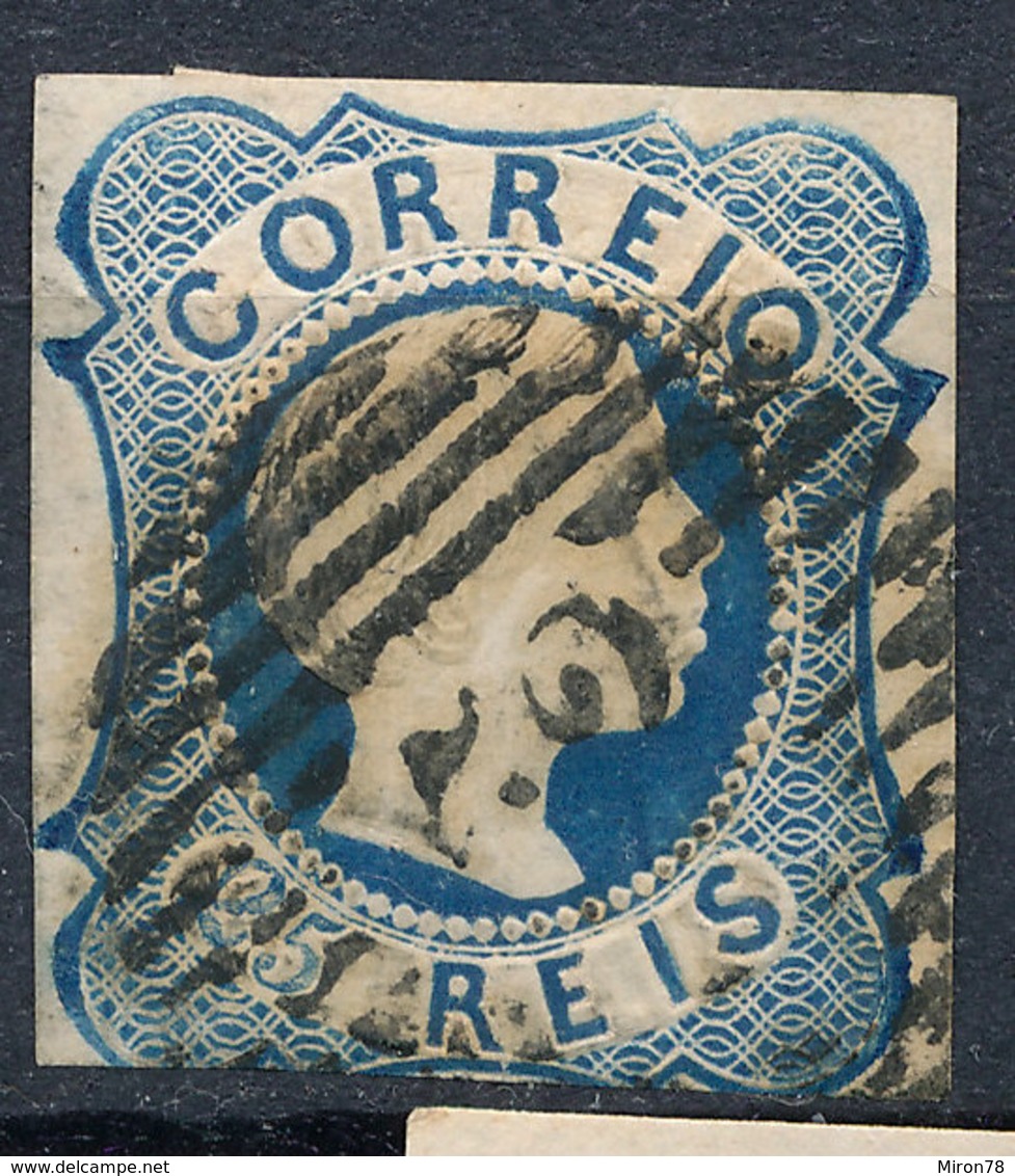 Stamp Portugal 1855-56 25r Used Lot#20 - Oblitérés