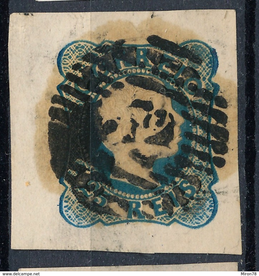 Stamp Portugal 1855-56 25r Used Lot#37 - Oblitérés