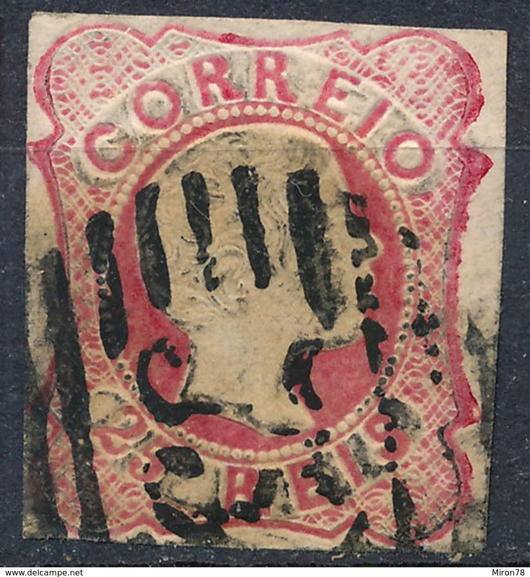 Stamp Portugal 1858 25r Used Lot#46 - Oblitérés