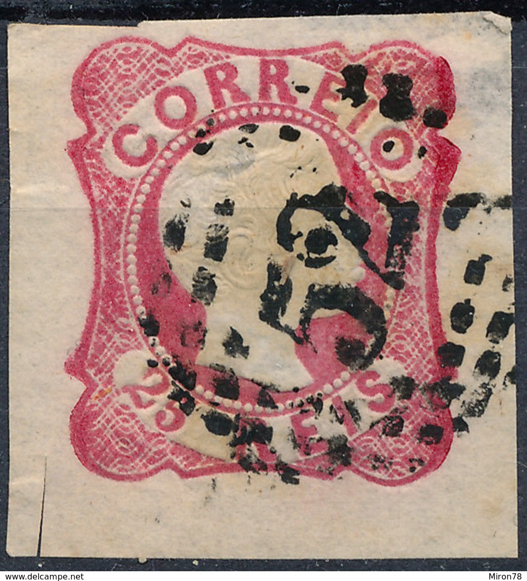 Stamp Portugal 1858 25r Used Lot57 - Oblitérés
