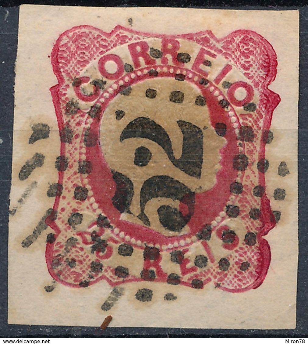 Stamp Portugal 1858 25r Used Lot62 - Oblitérés