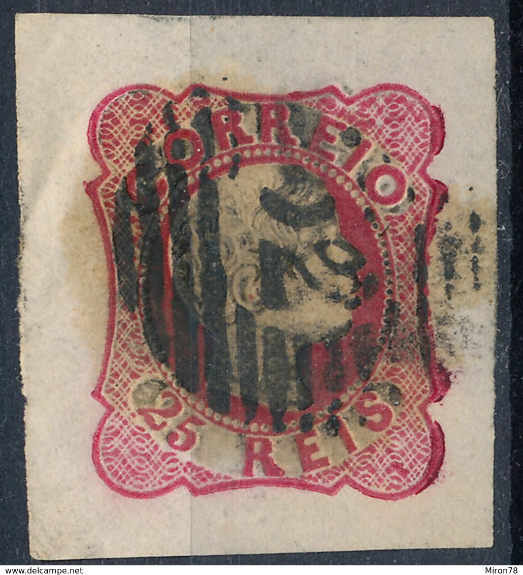 Stamp Portugal 1858 25r Used Lot64 - Used Stamps