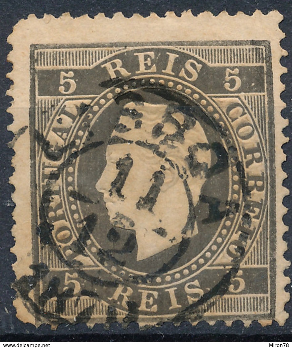 Stamp Portugal 1867-84? 5r Used Lot#1 - Oblitérés