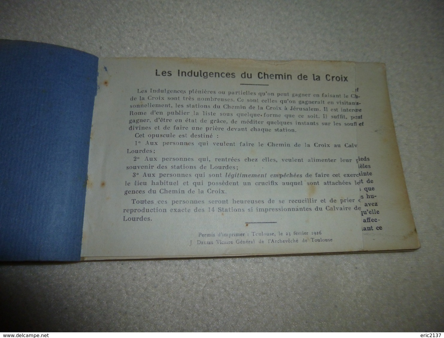 CARNET DE 14 CARTES (sur ?)... EXERCICES DU CHEMIN DE LA CROIX AU CALVAIRE DE LOURDES - Lourdes