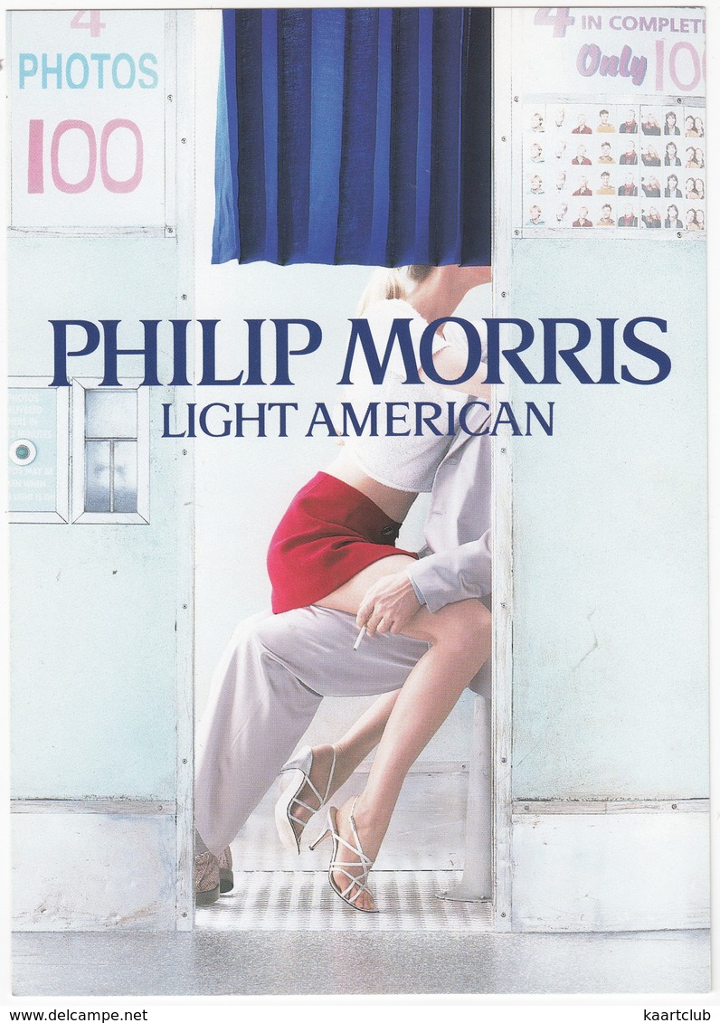 PHILIP MORRIS Light American (Cigarettes) - Living Packs Limited Edition - Reclame