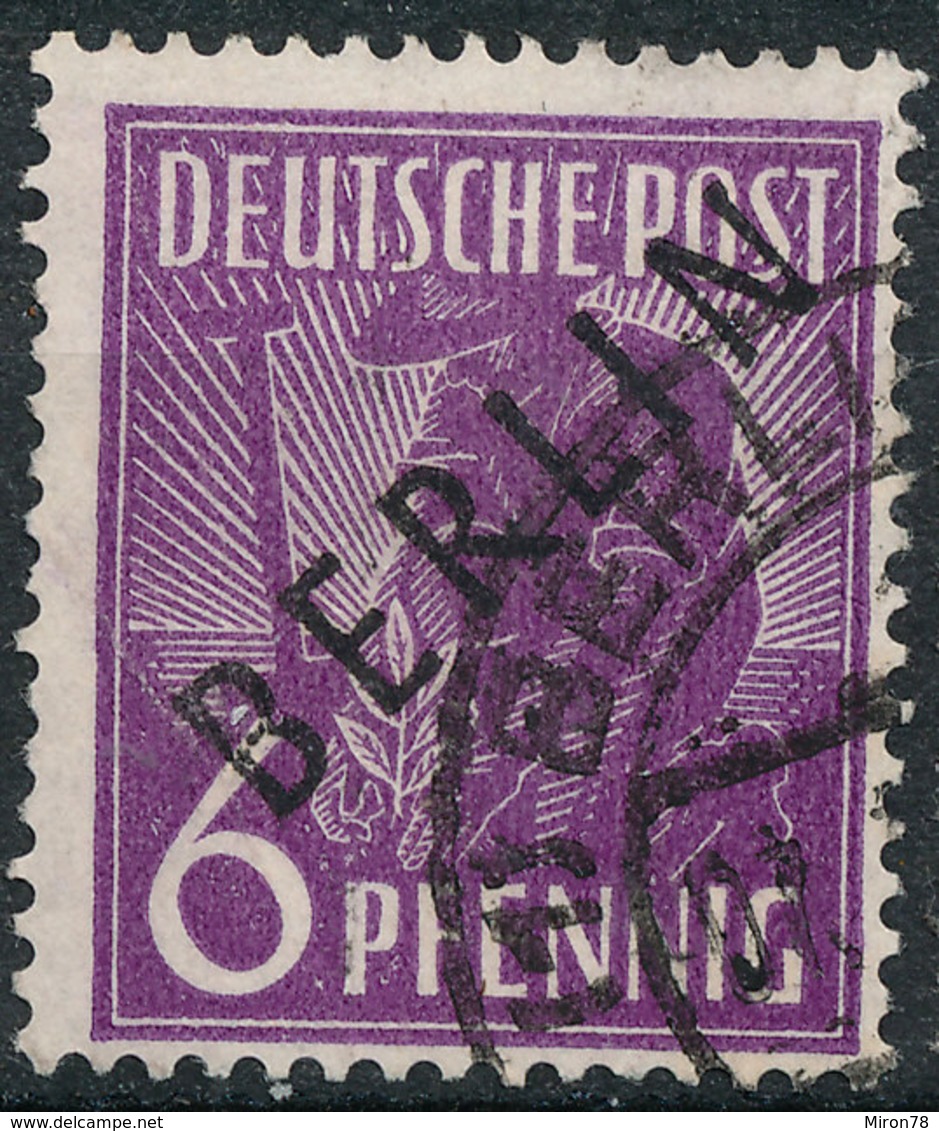 BERLIN 1948 6PF USED Lot#7 - Used Stamps