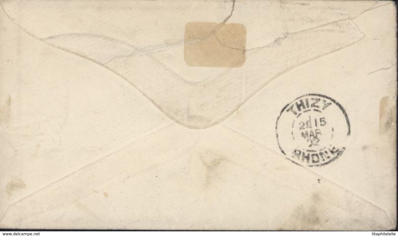 Brigade D'occupation Chine Suite Guerre Révolte Boxers FM Pour Thizy Rhône CAD Trésor Postes Aux Armées 5 Chine 5 2 2 02 - Cartas & Documentos