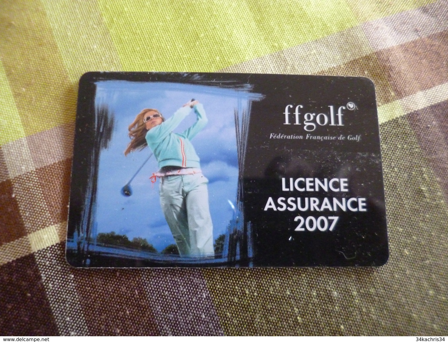 Carte Licence Assurance 2007 Golf FFGOLF - Altri & Non Classificati