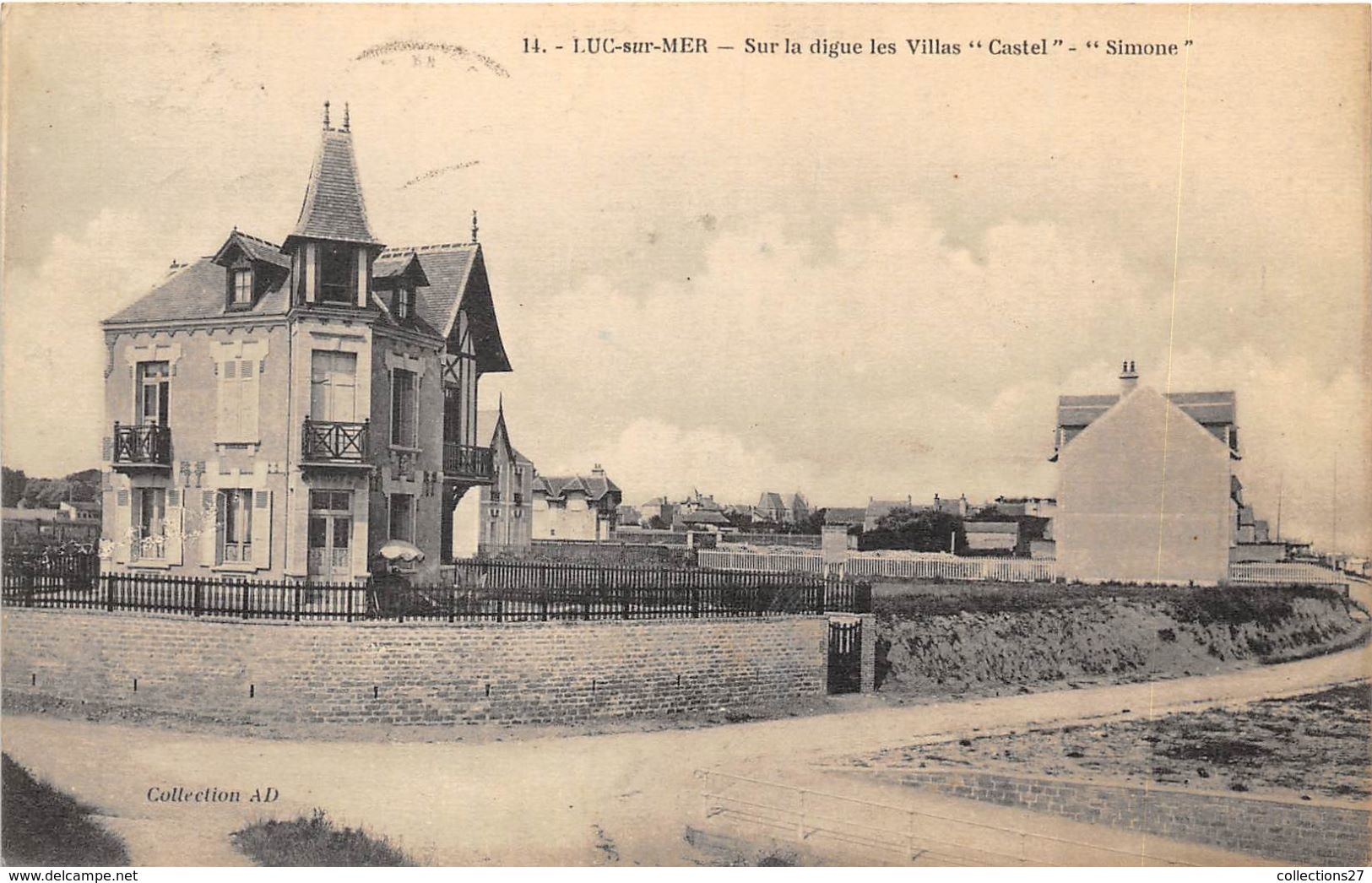 14-LUC-SUR-MER- SUR LA DIGUE LES VILLAS " CASTEL "  "SIMONE " - Luc Sur Mer