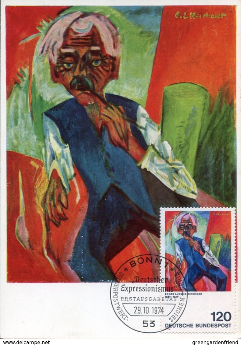 32743 Germany, Maximum 1974 Painting Of  Erns Ludwig Kirchner, Expressionismus - Other & Unclassified