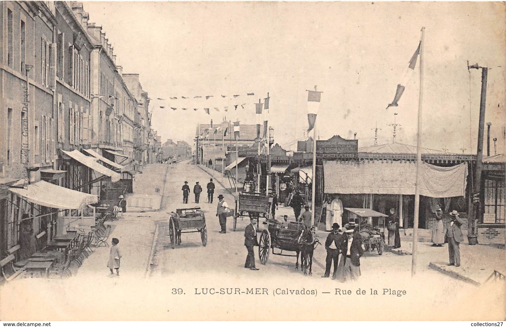 14-LUC-SUR-MER- RUE DE LA PLAGE - Luc Sur Mer