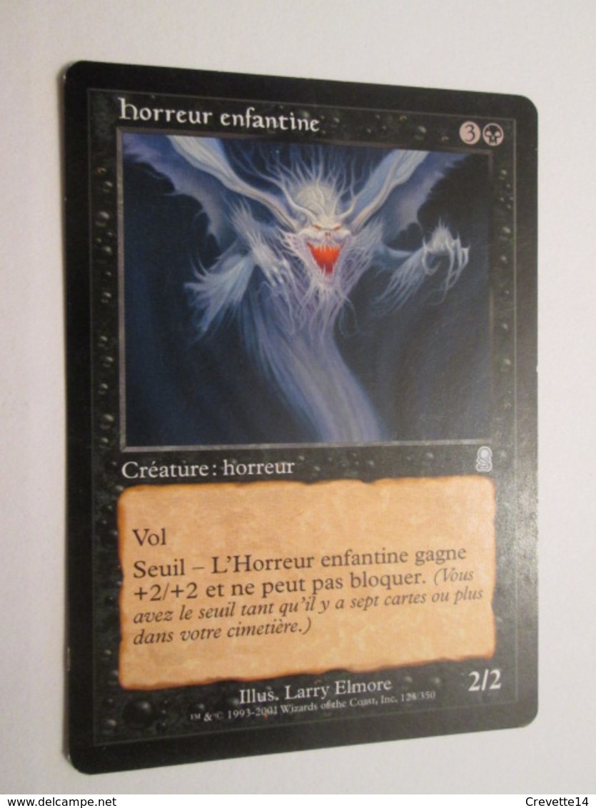 CARTE DE JEU MAGIC THE GATHERING (en Français) HORREUR ENFANTINE - Autres & Non Classés