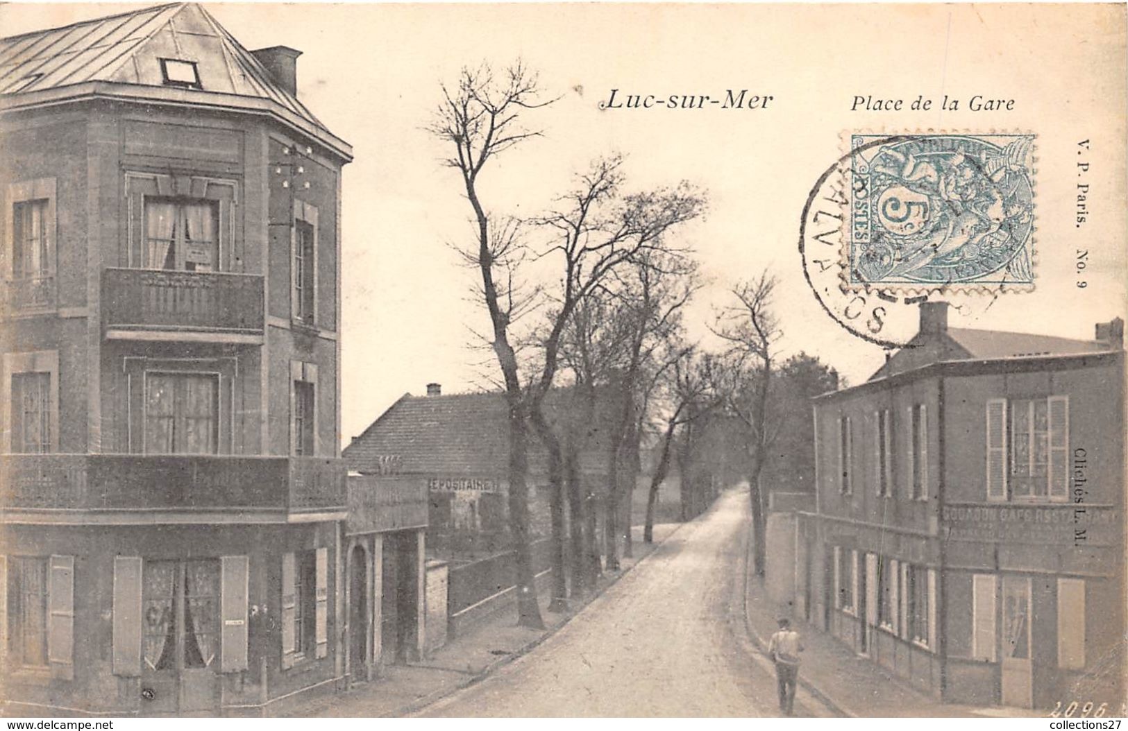 14-LUC-SUR-MER- PLACE DE LA GARE - Luc Sur Mer