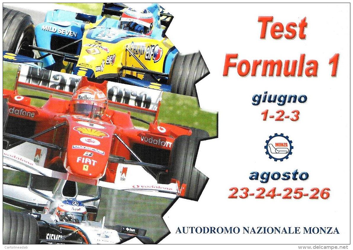 [MD1367] CPM - AUTODROMO NAZIONALE MONZA - TEST FORMULA 1 - Non Viaggiata - Grand Prix / F1