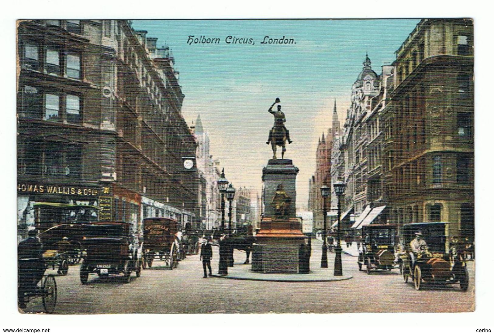 LONDON:  HOLBORN  CIRCUS  -  TO  GERMANY  -  FP - London Suburbs