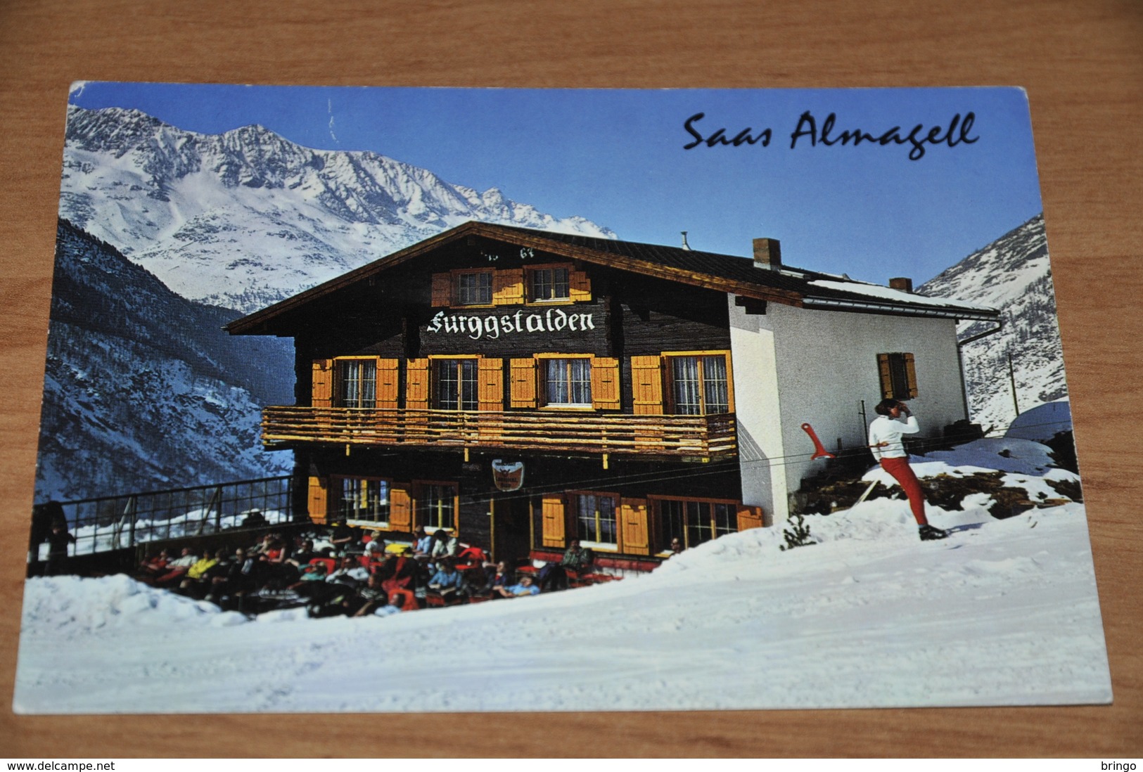 892- Saas Almagell, Pension Und Restaurant Furggstalden - Saas-Almagell