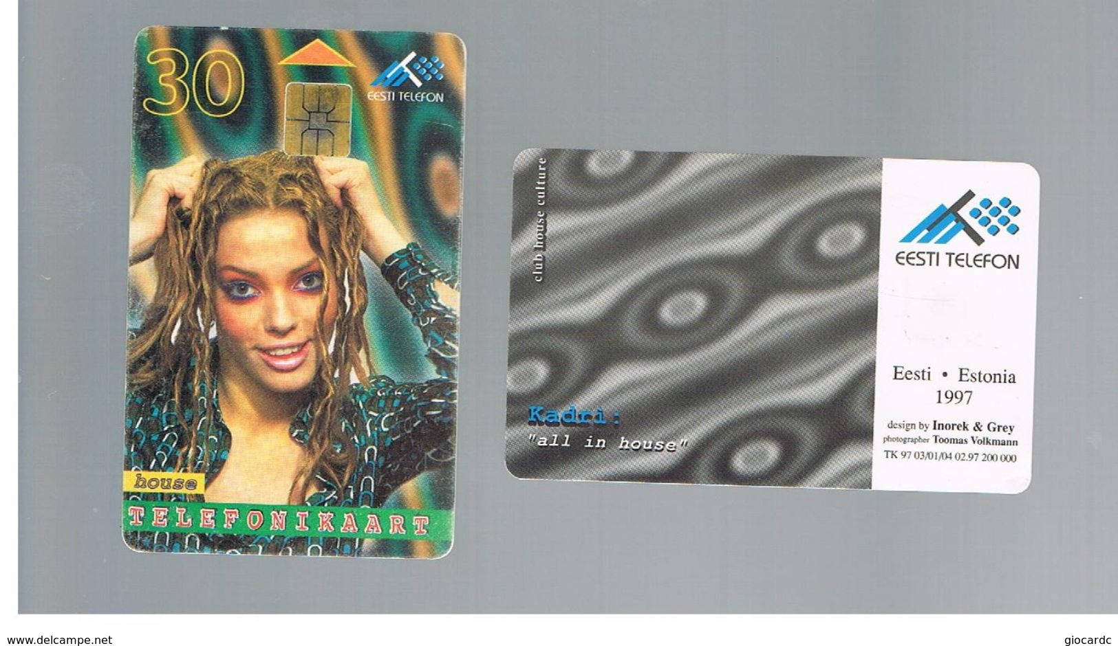 ESTONIA -  EESTI TELEFON  -   1997  GIRL   - USED - RIF.10555 - Estonia