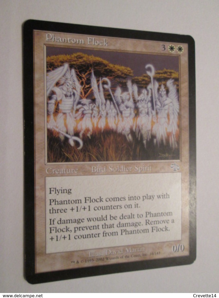 CARTE DE JEU MAGIC THE GATHERING (en Anglais) PHANTOM FLOCK - Autres & Non Classés