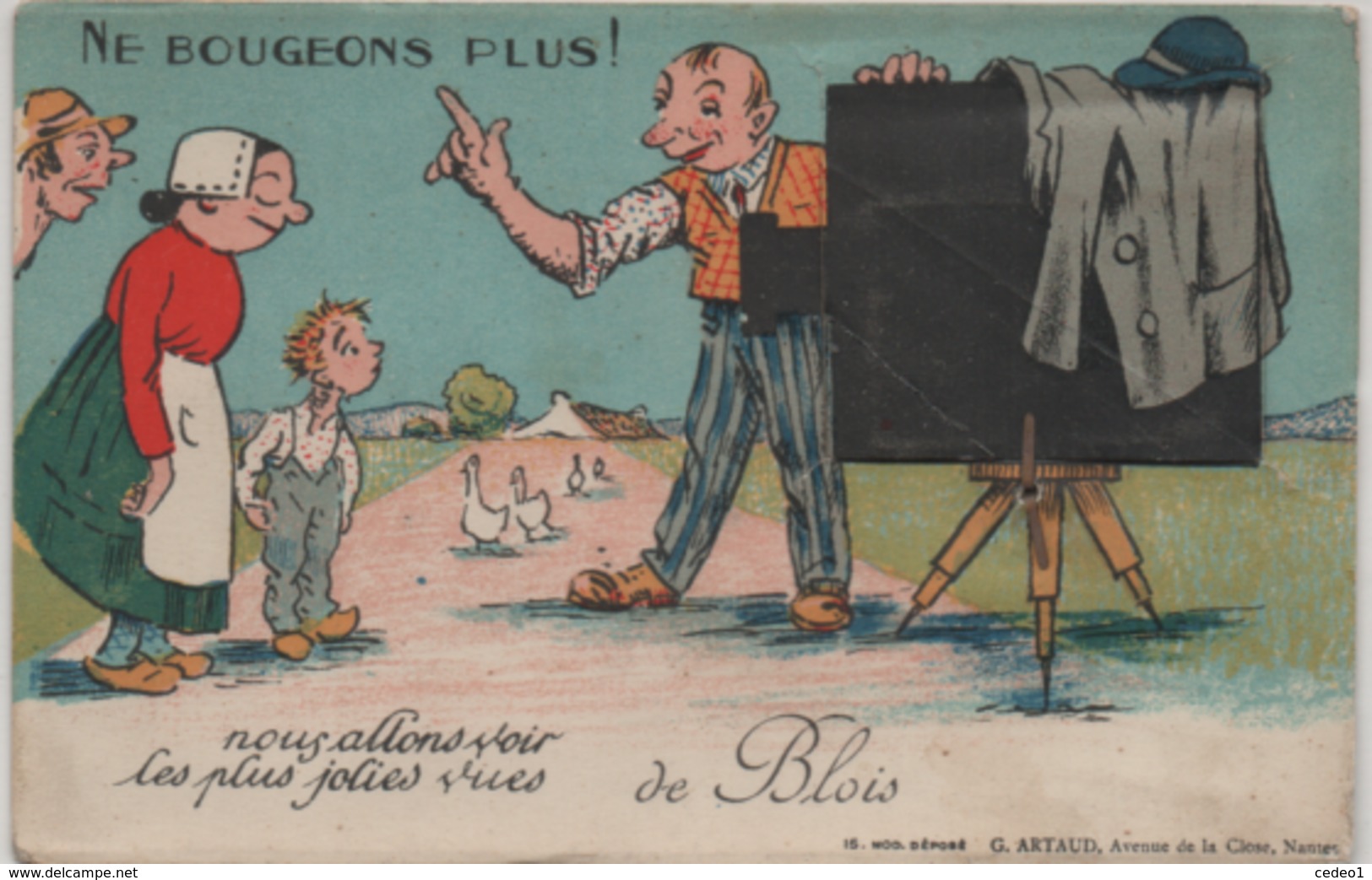 BLOIS  CARTE A SYSTEME  NE BOUGEONS PLUS  ! - Blois