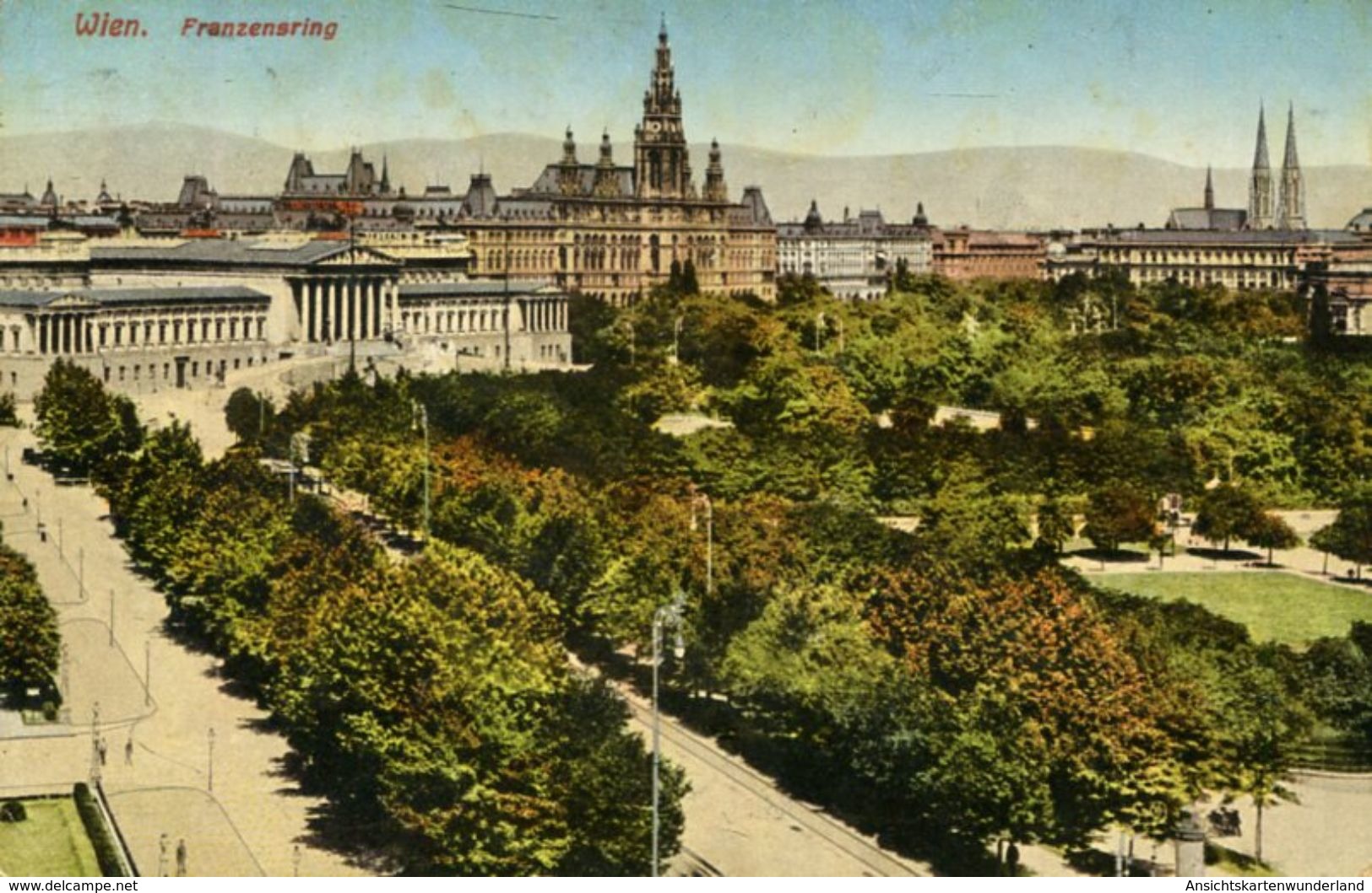 003540 Wien - Franzensring 1911 - Ringstrasse