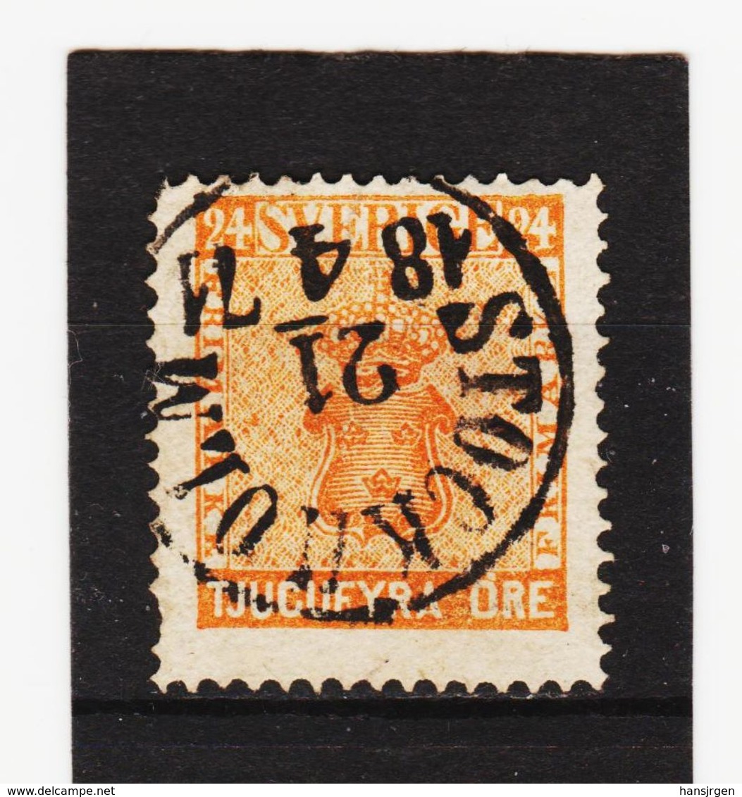 AUA395 SCHWEDEN 1858 Michl 10 Gestempelt ZÄHNUNG Und STEMPEL SIEHE ABBILDUNG - Gebraucht