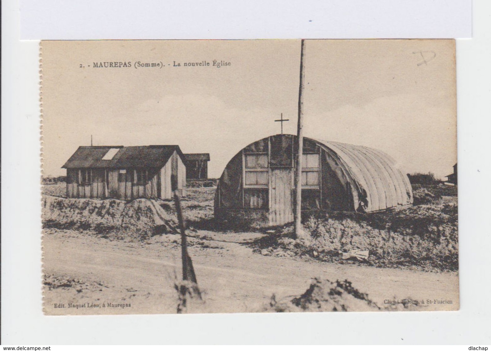 Maurepas. Somme. La Nouvelle église. (2665) - Autres & Non Classés