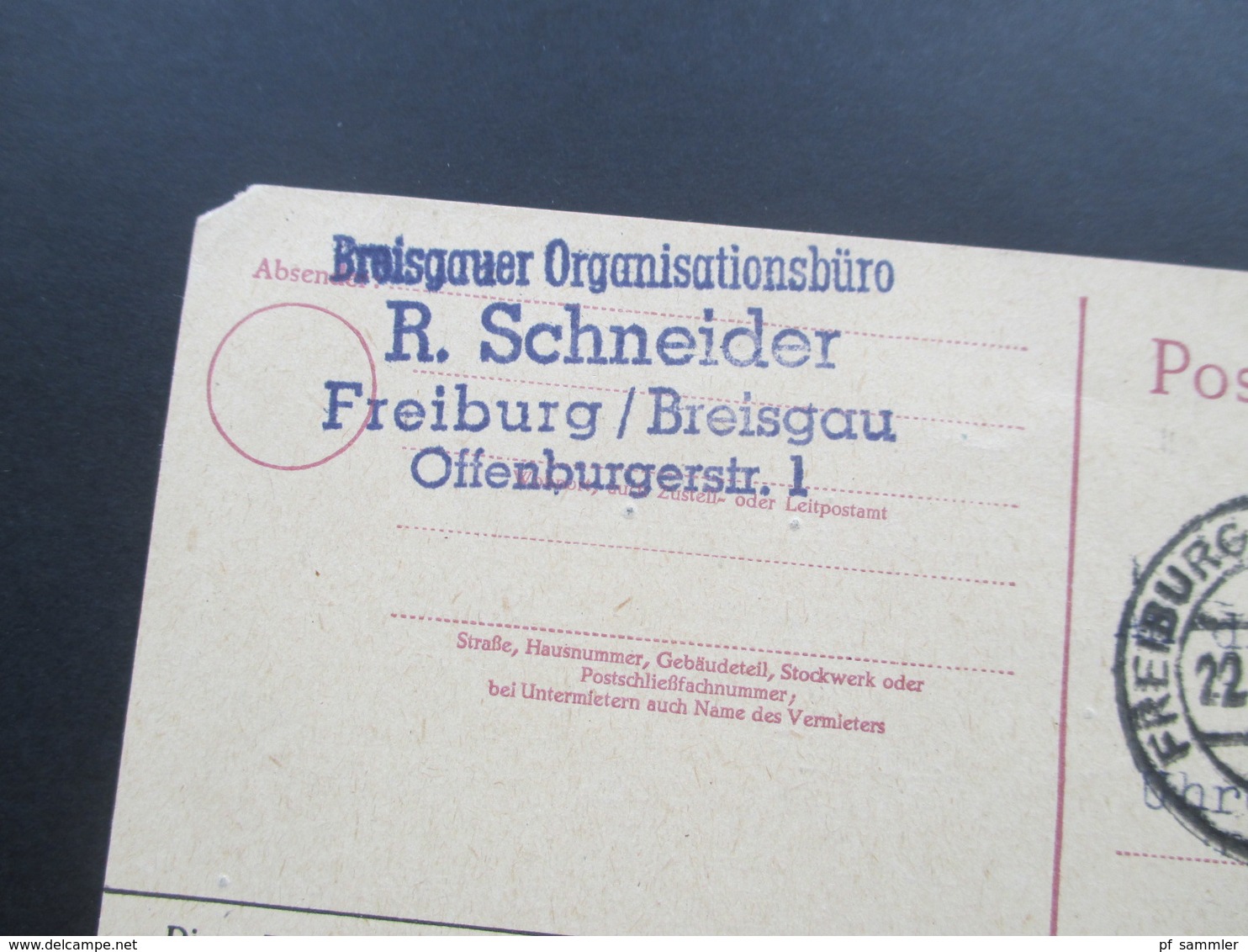 All. Besetzung Franz. Zone GA Aufbrauchsausgaben 3 Karten Mit Propagandavordruck! Freiburg Breisgau. Januar 1946 - Altri & Non Classificati