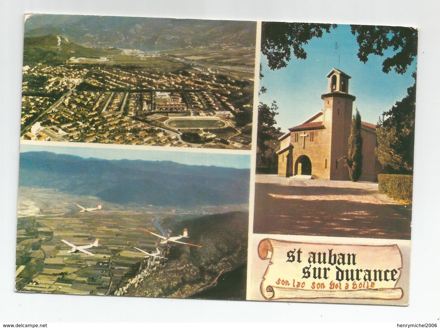 04 Saint Auban Sur Durance Multi Vues 1976 - Sonstige & Ohne Zuordnung