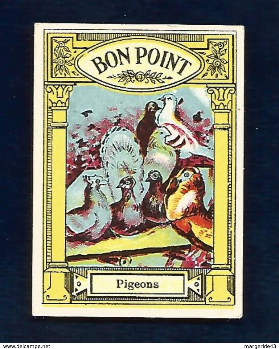 CHROMOS BON PONT CHOCOLAT DALBONA - OISEAU PIGEONS - Autres & Non Classés