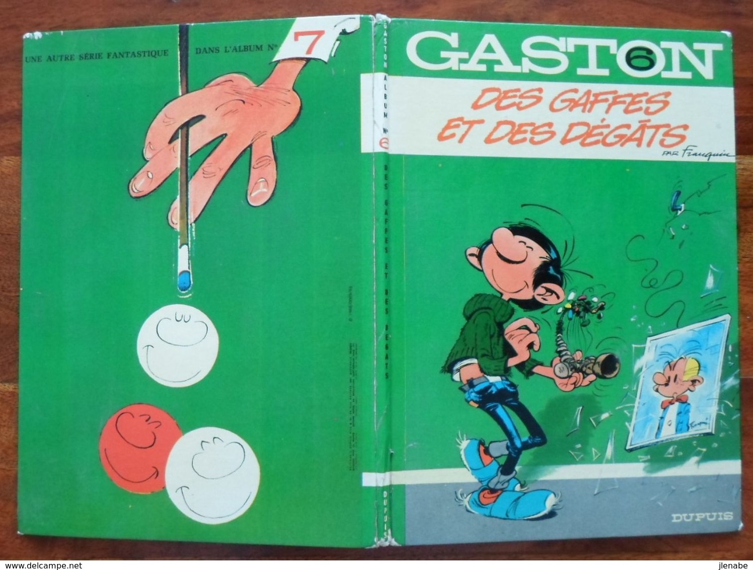 GASTON N°  6a 1ère Réédition Dos Rond De 1970 Par FRANQUIN - Gaston