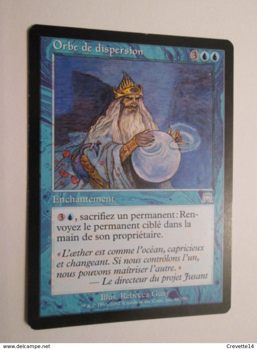 CARTE DE JEU MAGIC THE GATHERING (en Français) ORBE DE DISPERSION (Quinquennat De François Hollande) - Autres & Non Classés