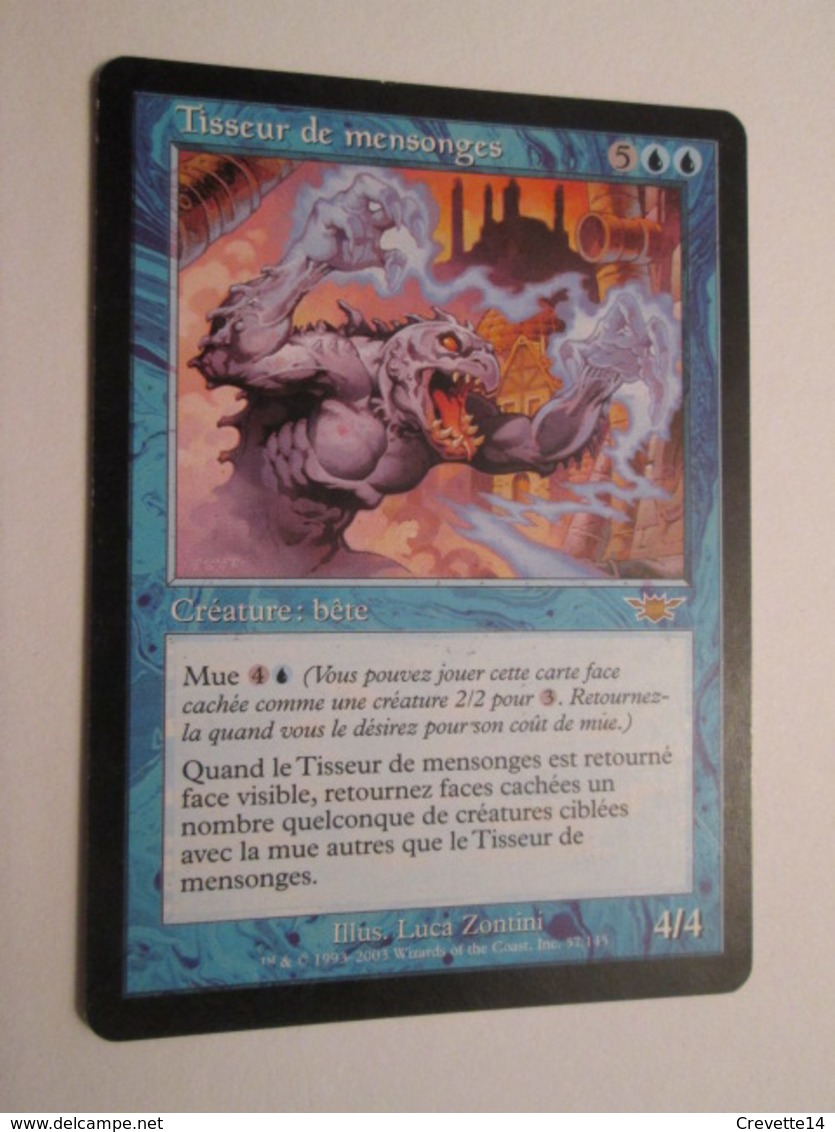 CARTE DE JEU MAGIC THE GATHERING (en Français) TISSEUR DE MENSONGE (spécialiste En "science" éco ?) - Altri & Non Classificati