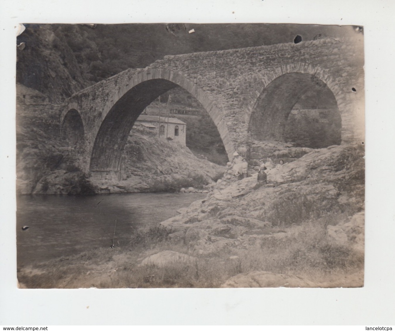 PHOTO ANCIENNE 12X9 / VIEUX PONT à LA BOUCHARADE - AOUT 1923 - Lieux