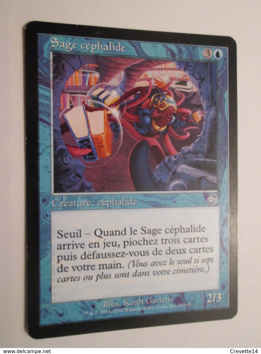 CARTE DE JEU MAGIC THE GATHERING (en Français) SAGE CEPHALIDE - Autres & Non Classés