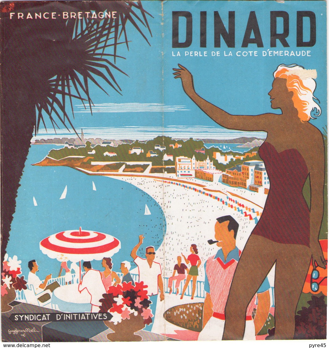 DEPLIANT TOURISTIQUE DINARD LA PERLE DE LA COTE D EMERAUDE - Dépliants Touristiques