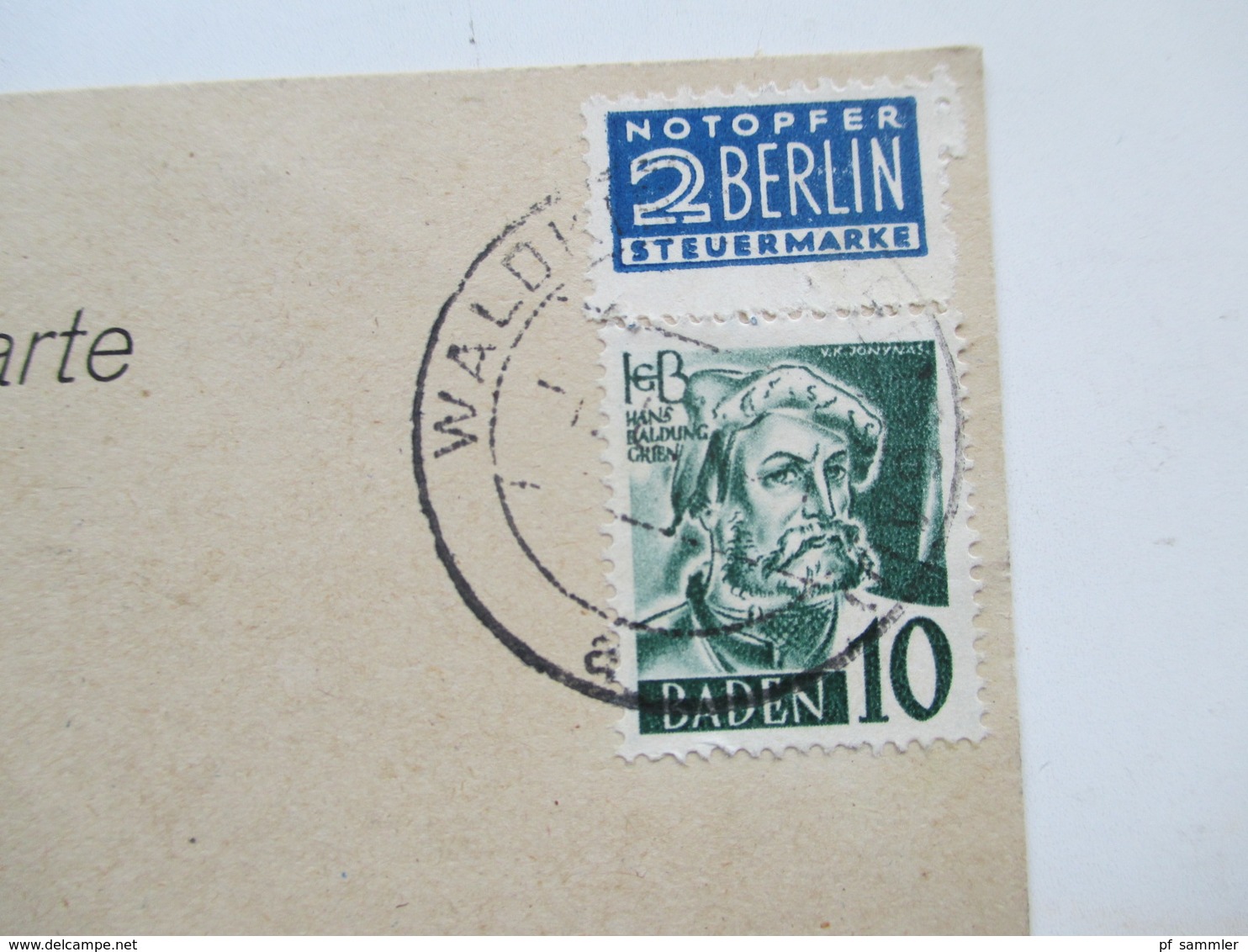 All. Besetzung Franz. Zone Baden 1949 Freimarken 9 Postkarten / Firmenkorrespondenz! MeF / EF / MiF