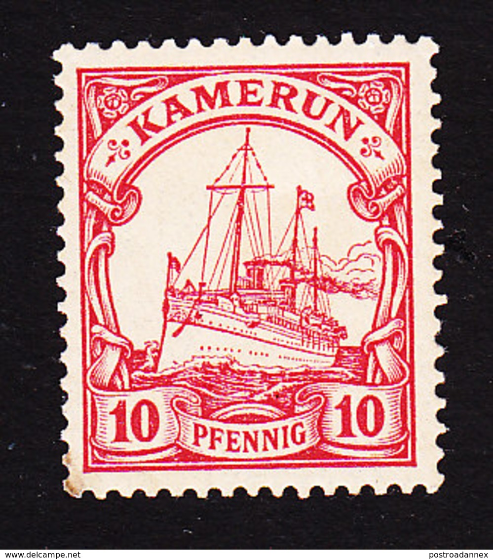 Cameroun, Scott #9, Mint Hinged, Kaiser's Yacht, Issued 1900 - Cameroun