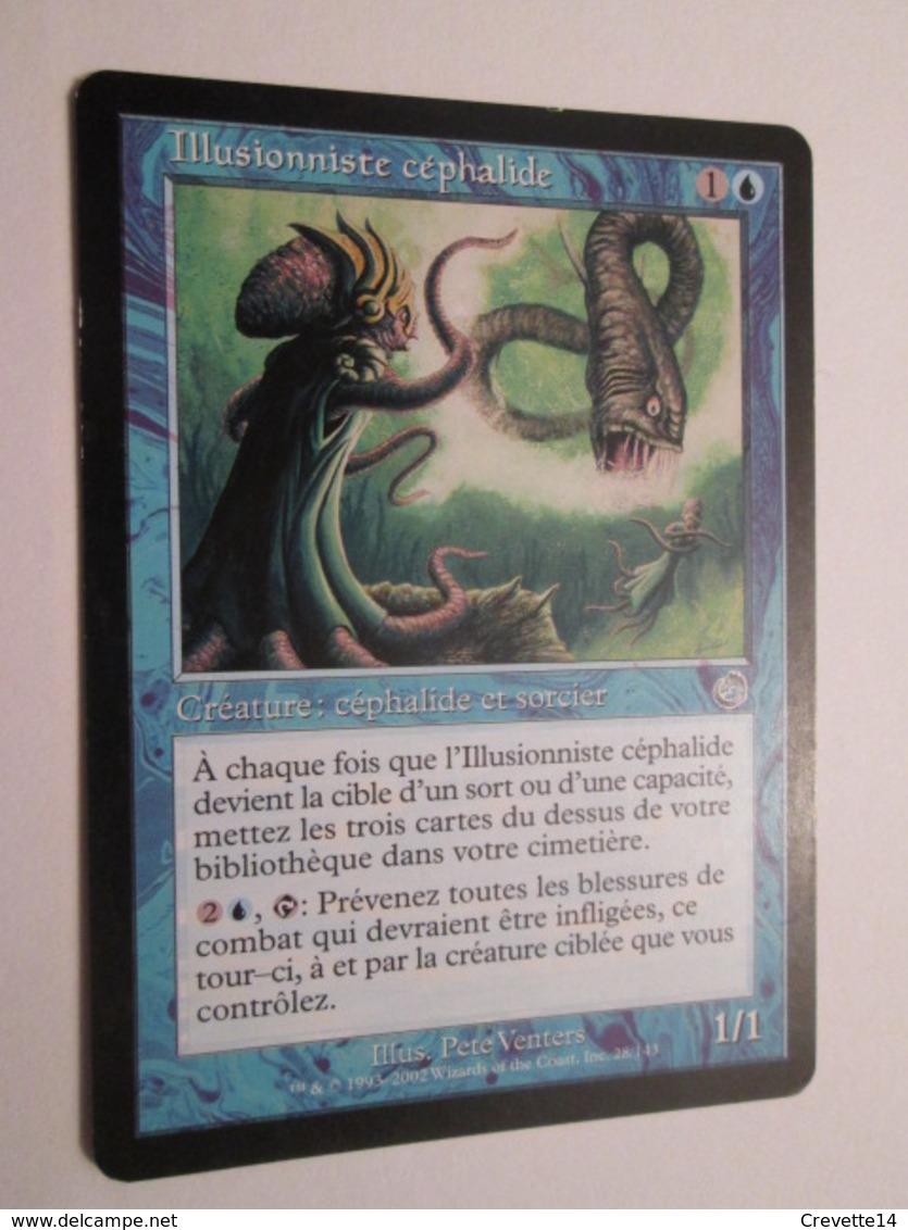 CARTE DE JEU MAGIC THE GATHERING (en Français) ILLUSIONNISTE CEPHALIDE - Autres & Non Classés