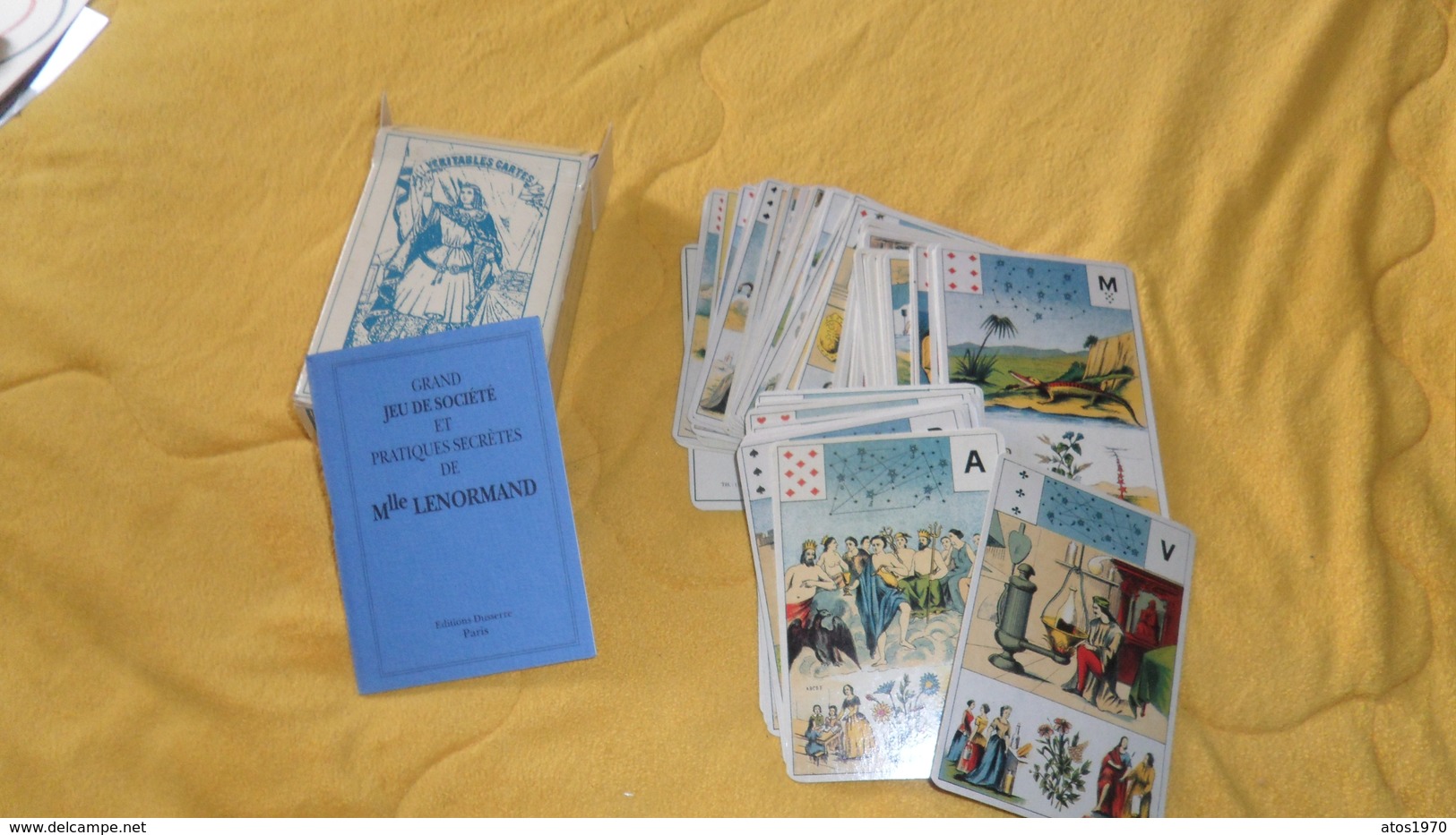 GRAND JEU DE SOCIETE ET PRATIQUE SECRETE DE MLLE LENORMAND. EDITIONS DUSERRE. CARTOMANCIE. COMPLET. - Autres & Non Classés