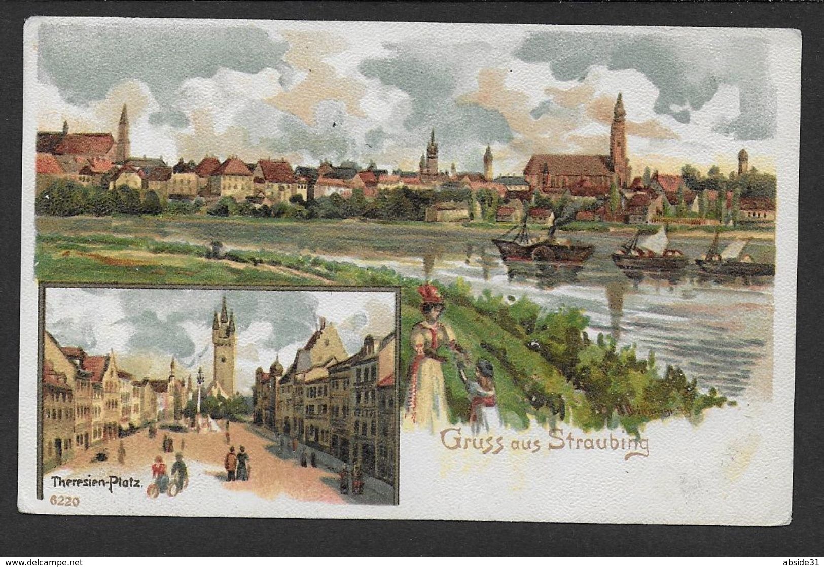 Gruss Aus STRAUBING  ( 2 Scans ) - Straubing