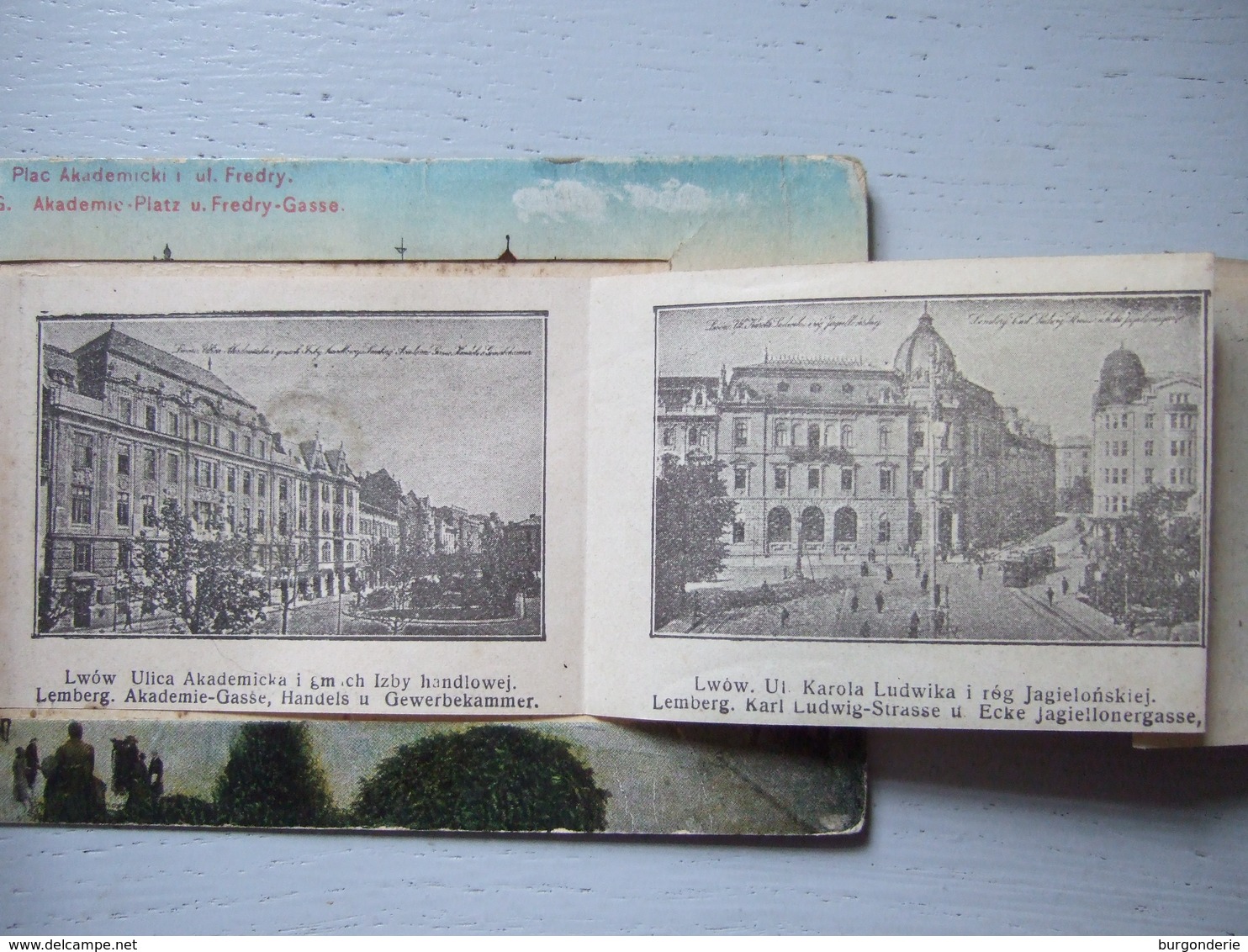 LEMBERG / AKADEMIC PLATZ U. FREDY-GASSE / SUPERBE CARTE ANIMEE A SYSTEME - Ukraine