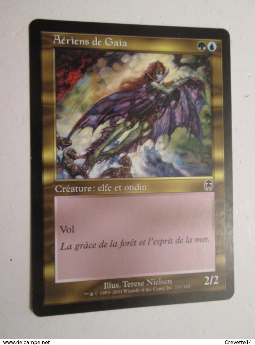 CARTE DE JEU MAGIC THE GATHERING (en Français) : AERIENS DE GAIA - Autres & Non Classés