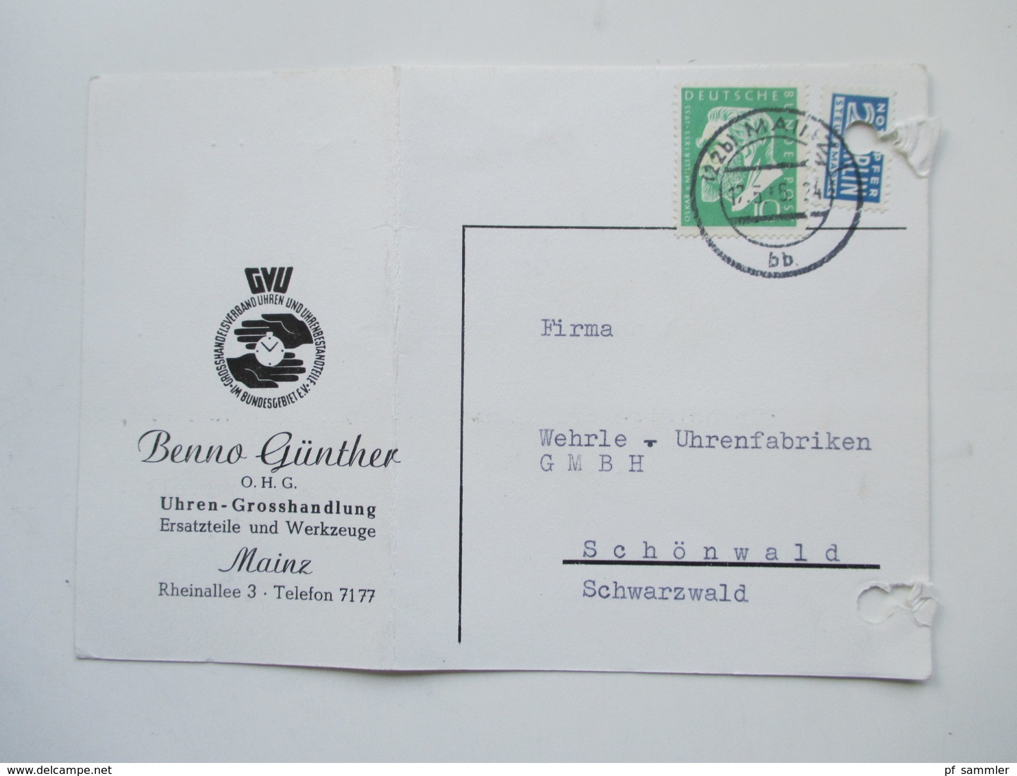 BRD 1950er Jahre ab 1951. 40 Postkarten / Belege / Firmenkorrespondenz! EF / MiF / MeF interessante Stücke!