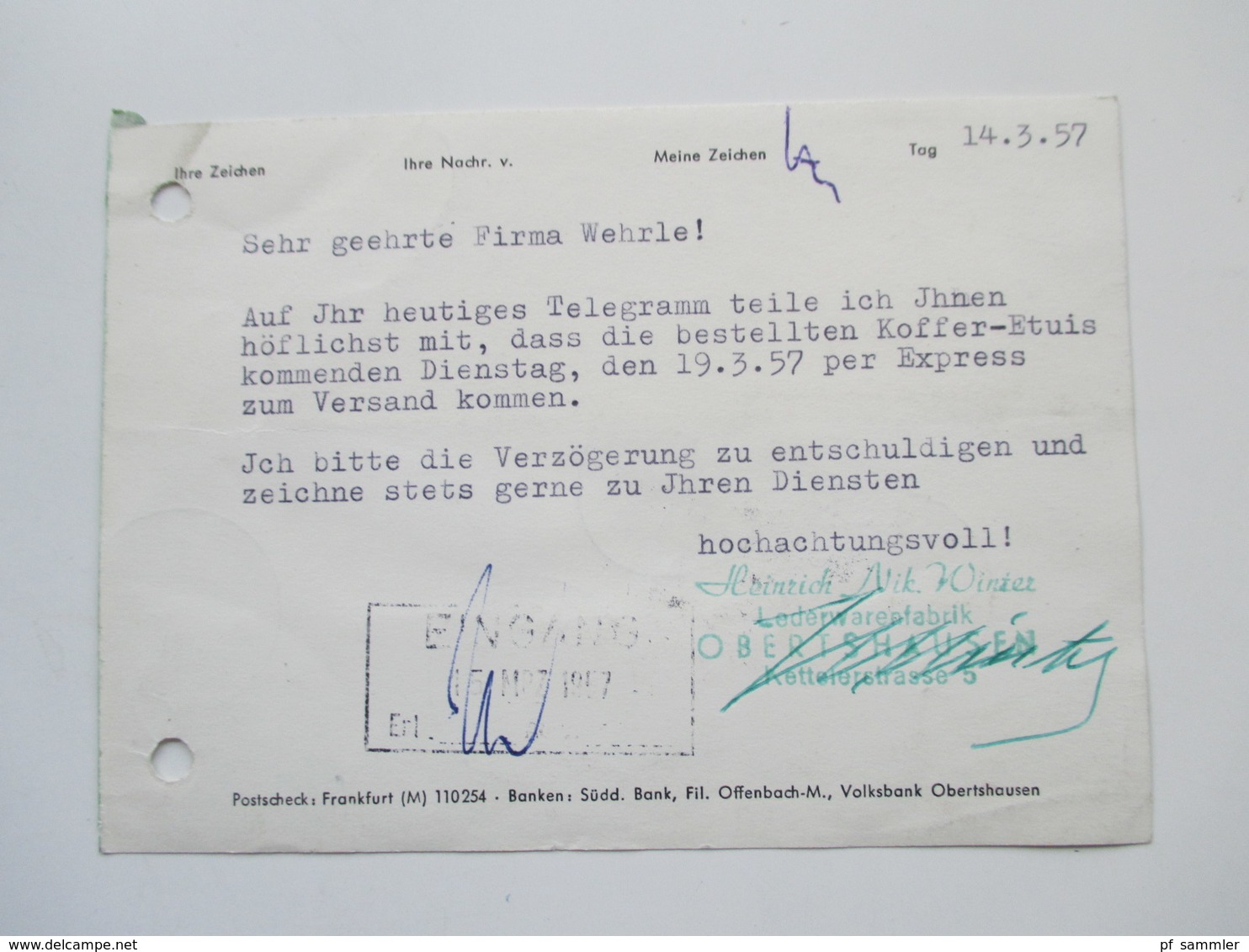 BRD 1950er Jahre ab 1951. 40 Postkarten / Belege / Firmenkorrespondenz! EF / MiF / MeF interessante Stücke!