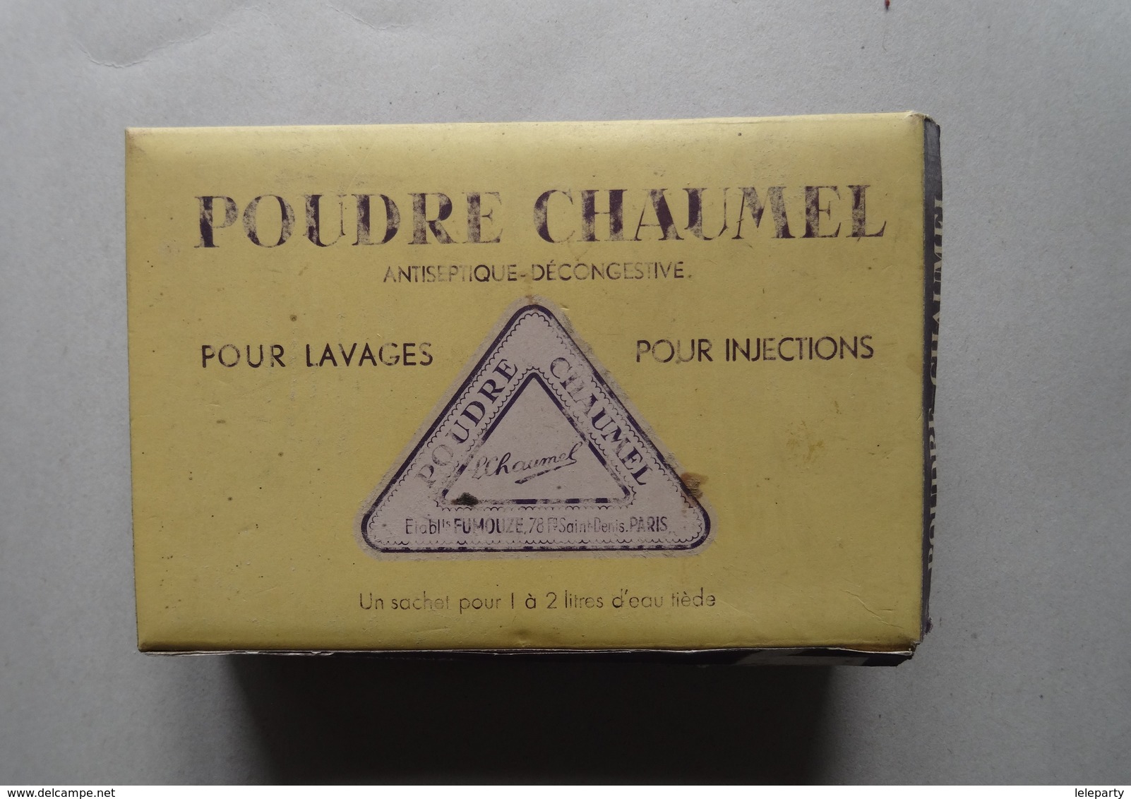 M23- BOITE POUDRE CHAUMEL - Matériel Médical & Dentaire