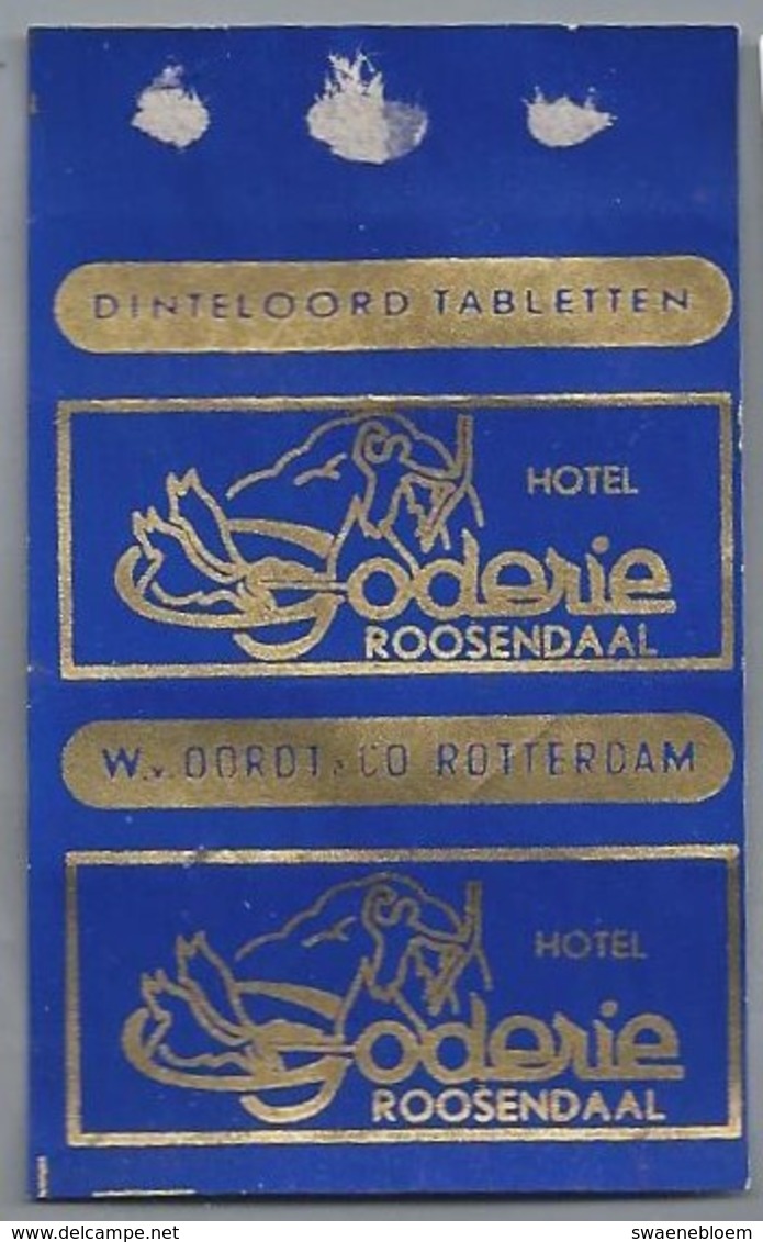 Suikerwikkel.- HOTEL GODERIE ROOSENDAAL. Sugar. Zucchero. Suiker. - Suiker