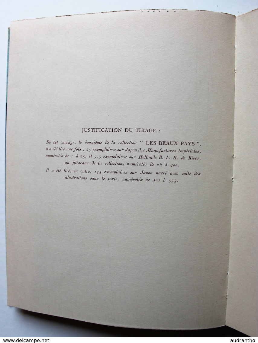 beau Livre La Corse 1927 Raoul Blanchard éditions J. Rey B. Arthaud imprimeur Sadag Bellegarde