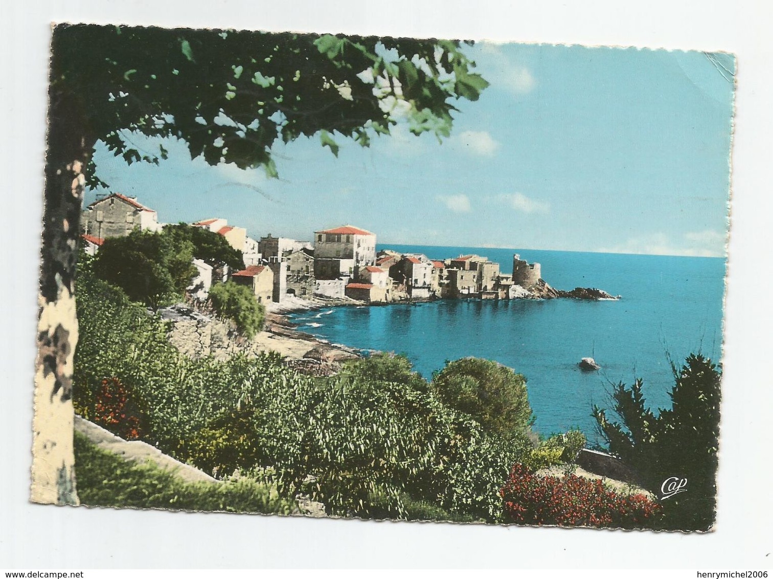 Corse - Erbalunga A 10km De Bastia Le Village Vu De La Route Du Cap - Bastia